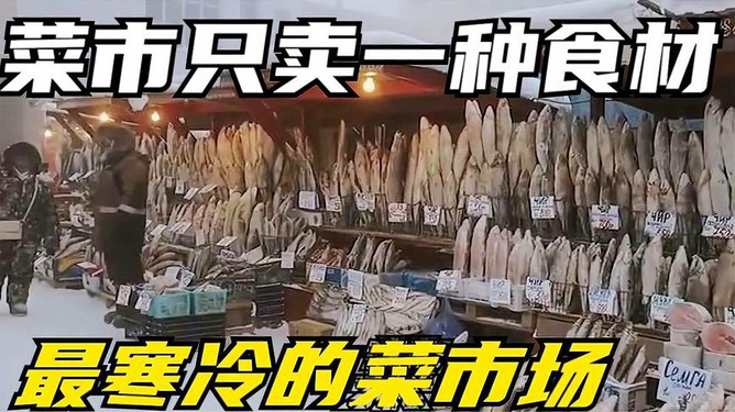 世界上最寒冷的菜市世界上最寒冷的菜市场